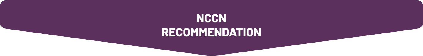 NCCN recommendation