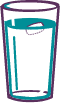 Glass of water icon
