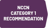 NCCN Category 1 Recommendation icon