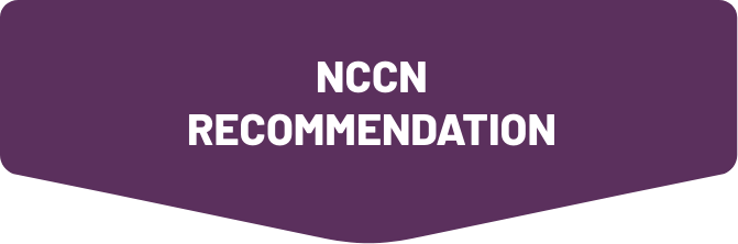 NCCN recommendation